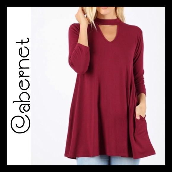 Tops - Choker Style Tunic